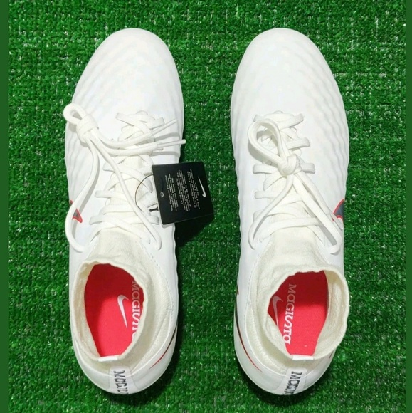 Nike Magista Obra 2 Pro DF FG White Soccer Cleats - Picture 2 of 8